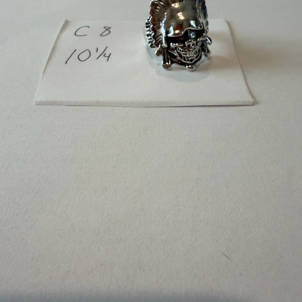 Silver Skull Ring‎